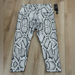 Evolution and Creation Mia Legging Snakeskin Print | XL | NWT